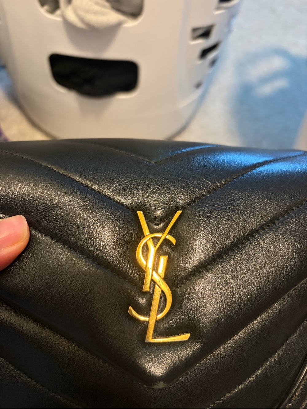YSL Black Toy Lou Lou Bag - Picture 5 of 11